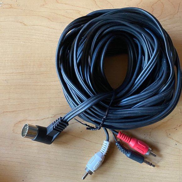 5-Pin DIN To RCA Cable For Bose Acoustimass AM-20 AM5 II Woofer - 6.5 Inch